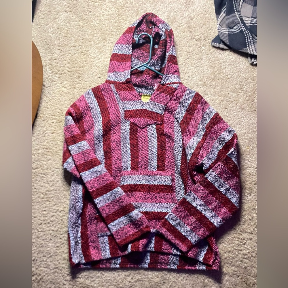 L Frank's Baja Surfer Hoodie - Mexican Hippie Surfer Baja Hoodie